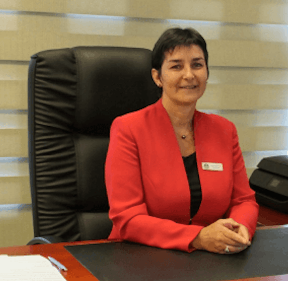 General manager of The Kingsbury Hotel, Christine Chevalaz