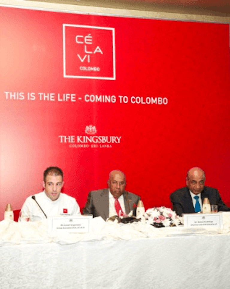 Executive team of Kingsbury and CELAVI at a conference
