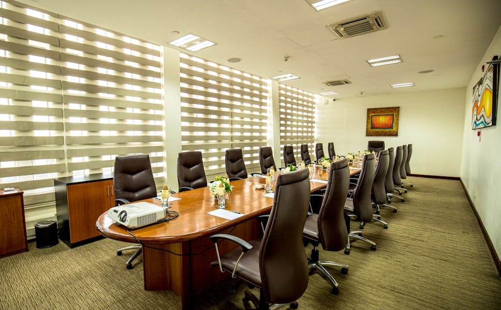 Elegant private meeting room at The Kingsbury Hotel