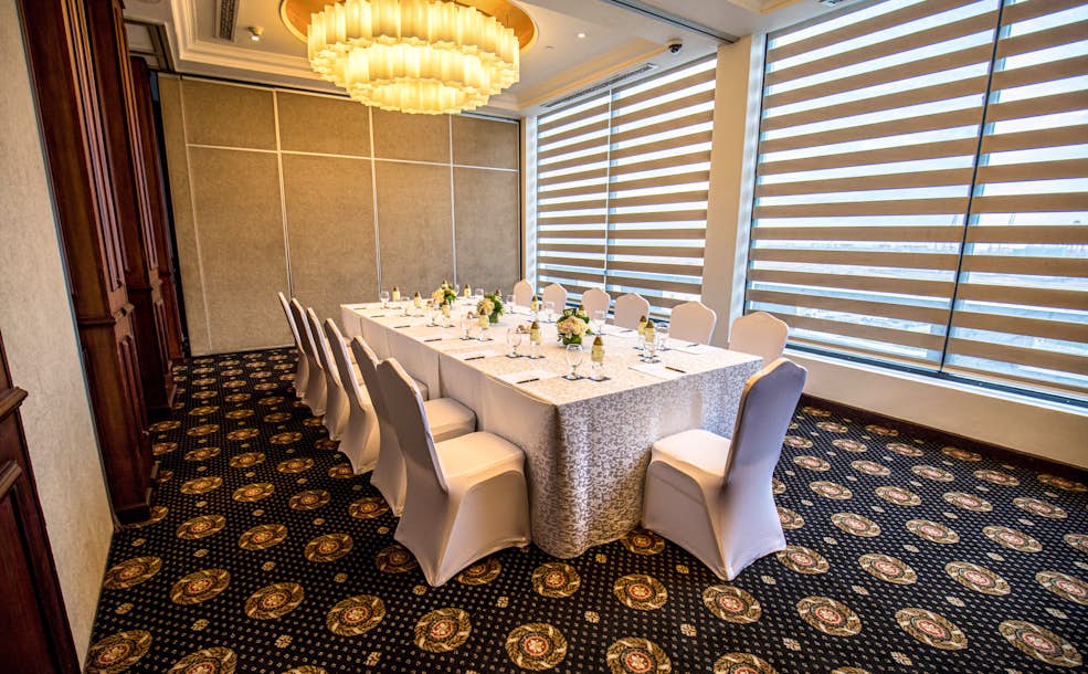 Private meeting and event room at The Kingsbury Hotel